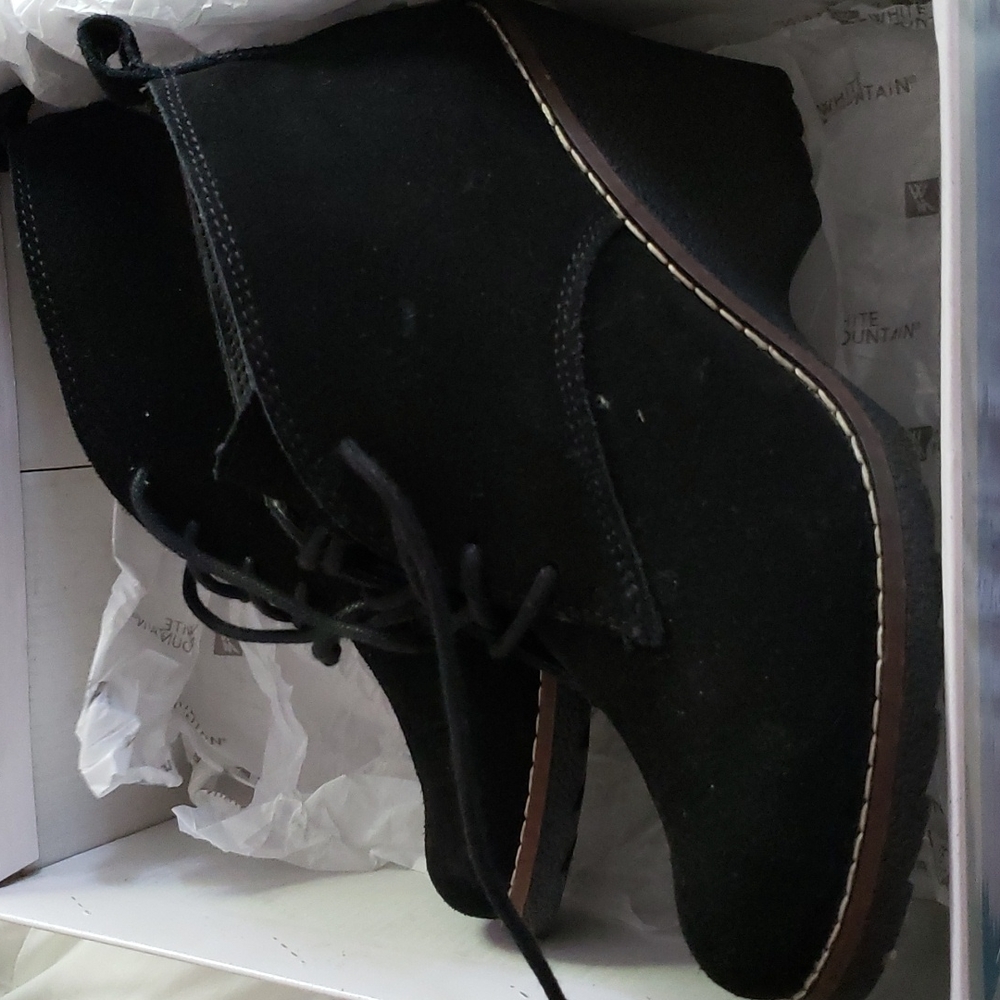 black suede boots